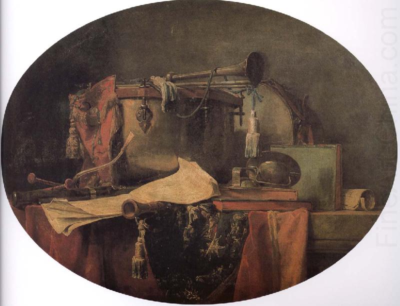 Military ceremonial instruments, Jean Baptiste Simeon Chardin